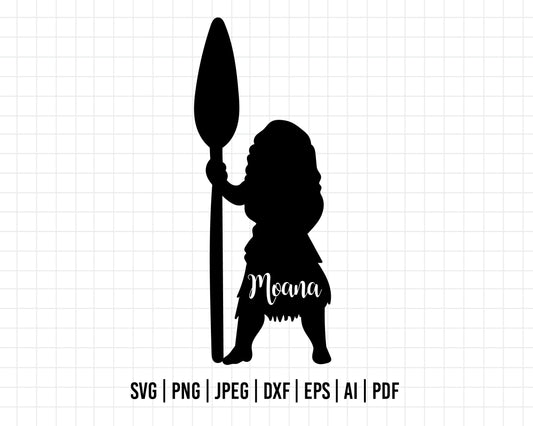 COD43 - Moana  svg, Princess svg, Disney svg, Cricut, Silhouette, Tumbler svg
