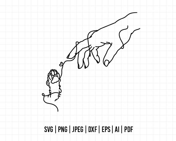 COD431- Paw Print svg, dog paw print svg, dog svg, paw svg, dog mom svg, puppy svg, dog paws svg, dog lover svg