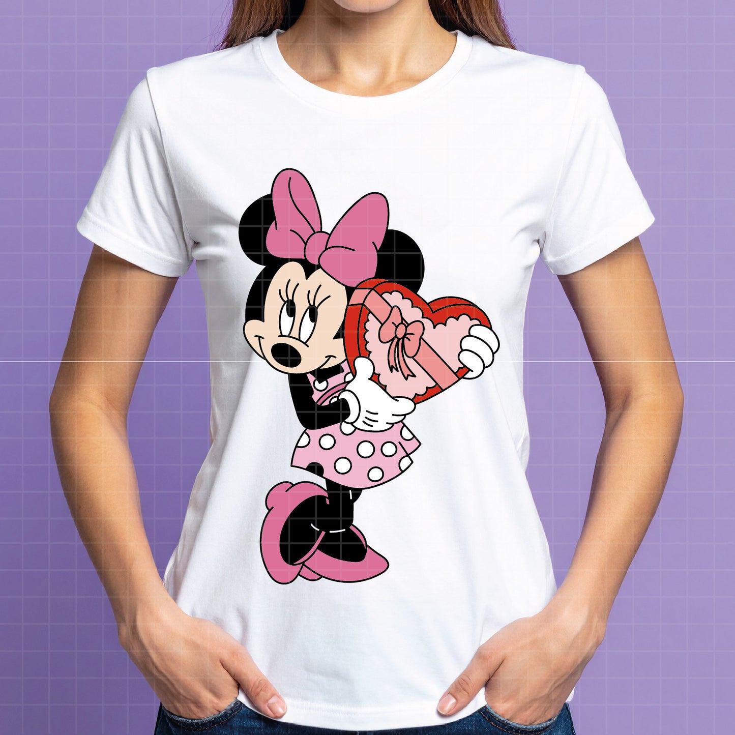COD4342 - Minnie svg, Disney svg, disneyland t shirt svg, Disney svg, dtf, sublimation
