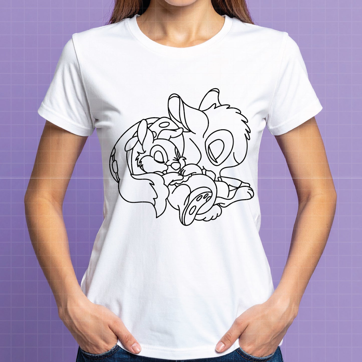 COD4353 - bambi svg, bambi png, bambi clipart, disney svg, cricut, silhouette