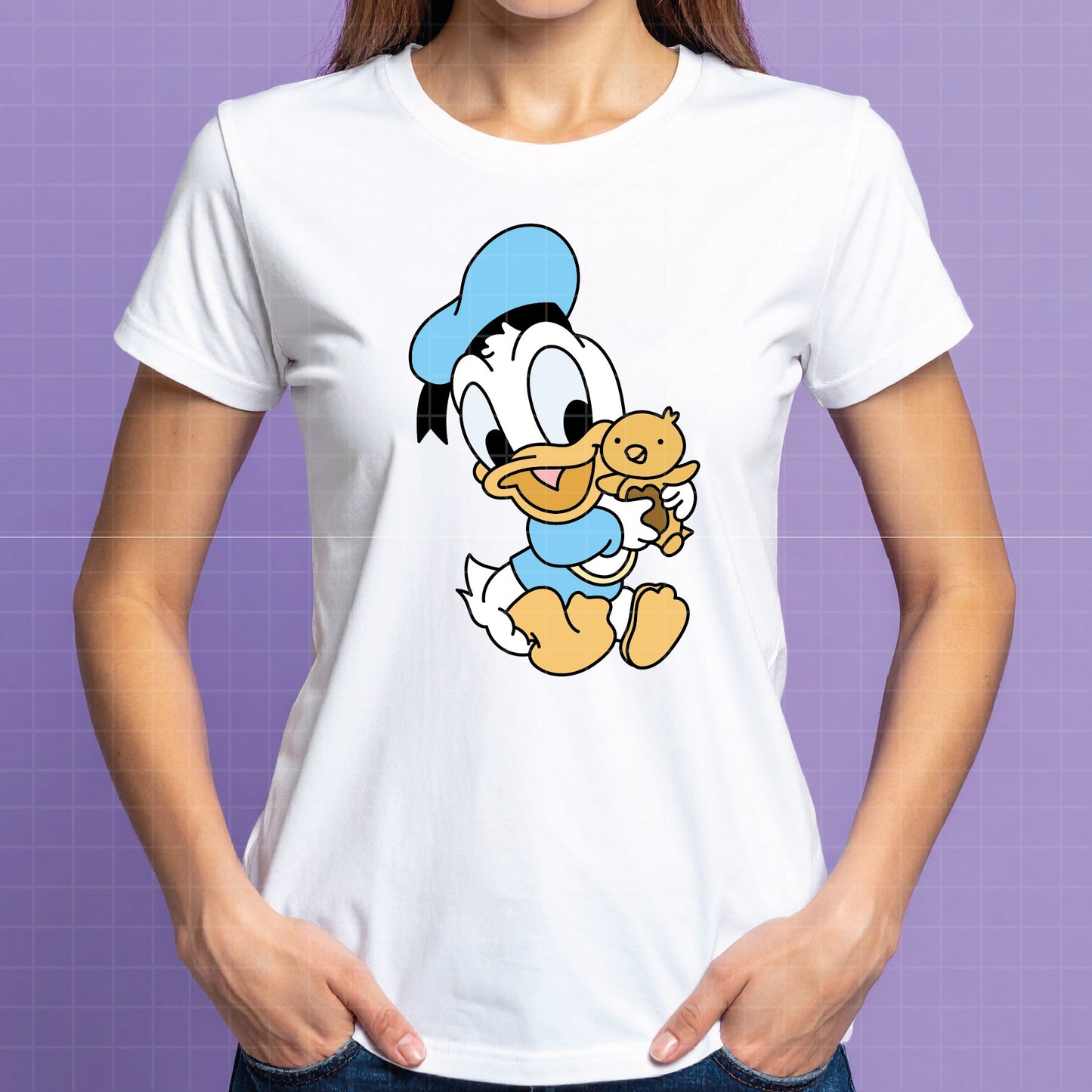 COD4361- Donald baby svg, Disney svg, Donald clipart, Donald dtf, Silhouette, Cricut