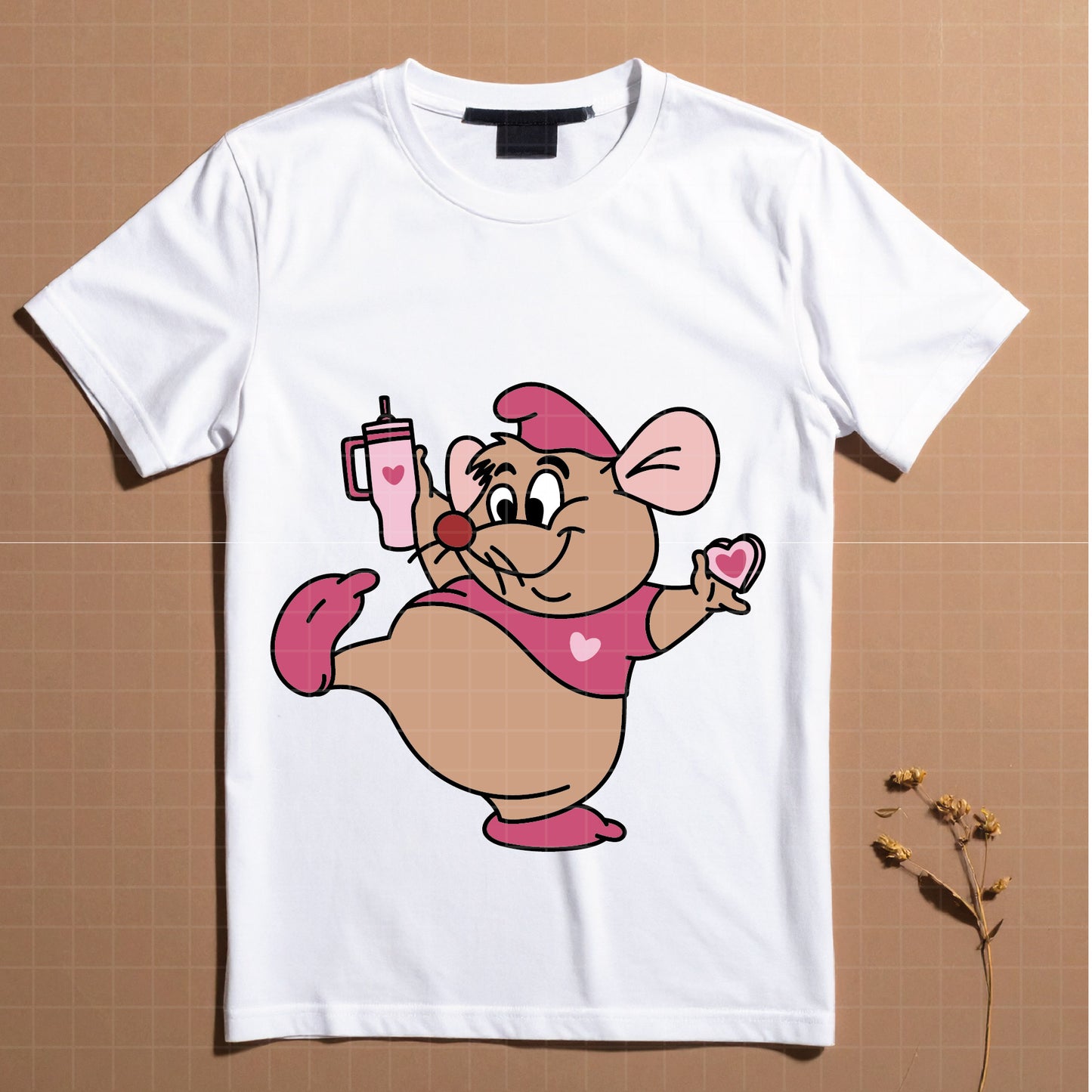 COD4372 - Cinderella svg, Gus gus Valentine's Day svg, Princess svg, Princess for Cricut Silhouette, Tumbler svg, Disney svg