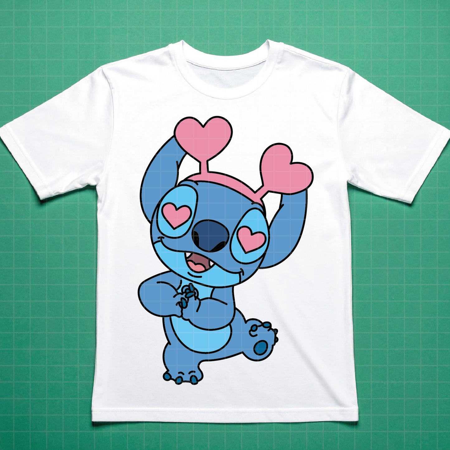 COD4373 - Stitch Valentine's Day svg, Disney svg, Cricut, Silhouette, Ohana means family svg