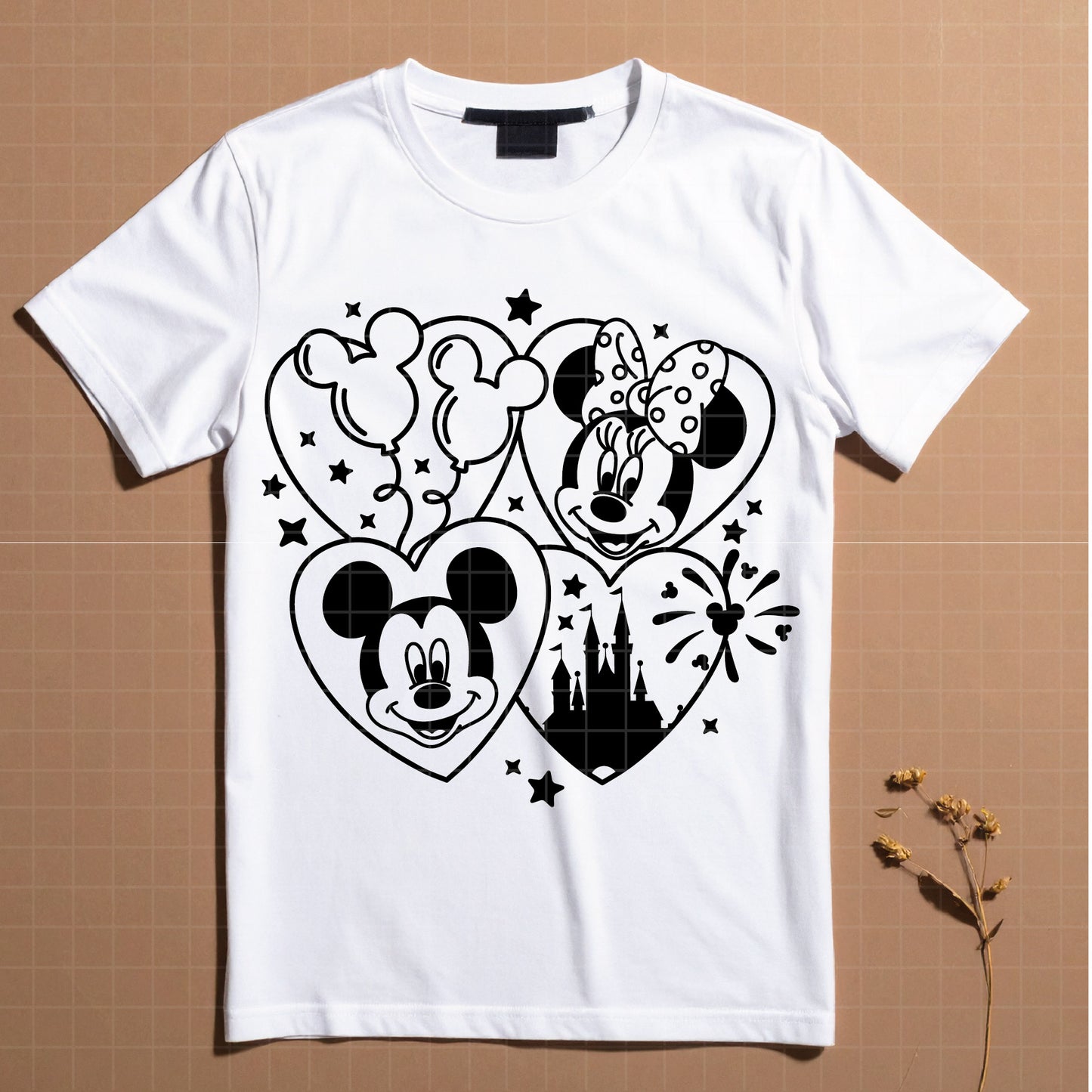 COD4541 - Mickey and minnie sketch svg, Mickey Svg, Disney svg, Magical svg, Mickey face svg