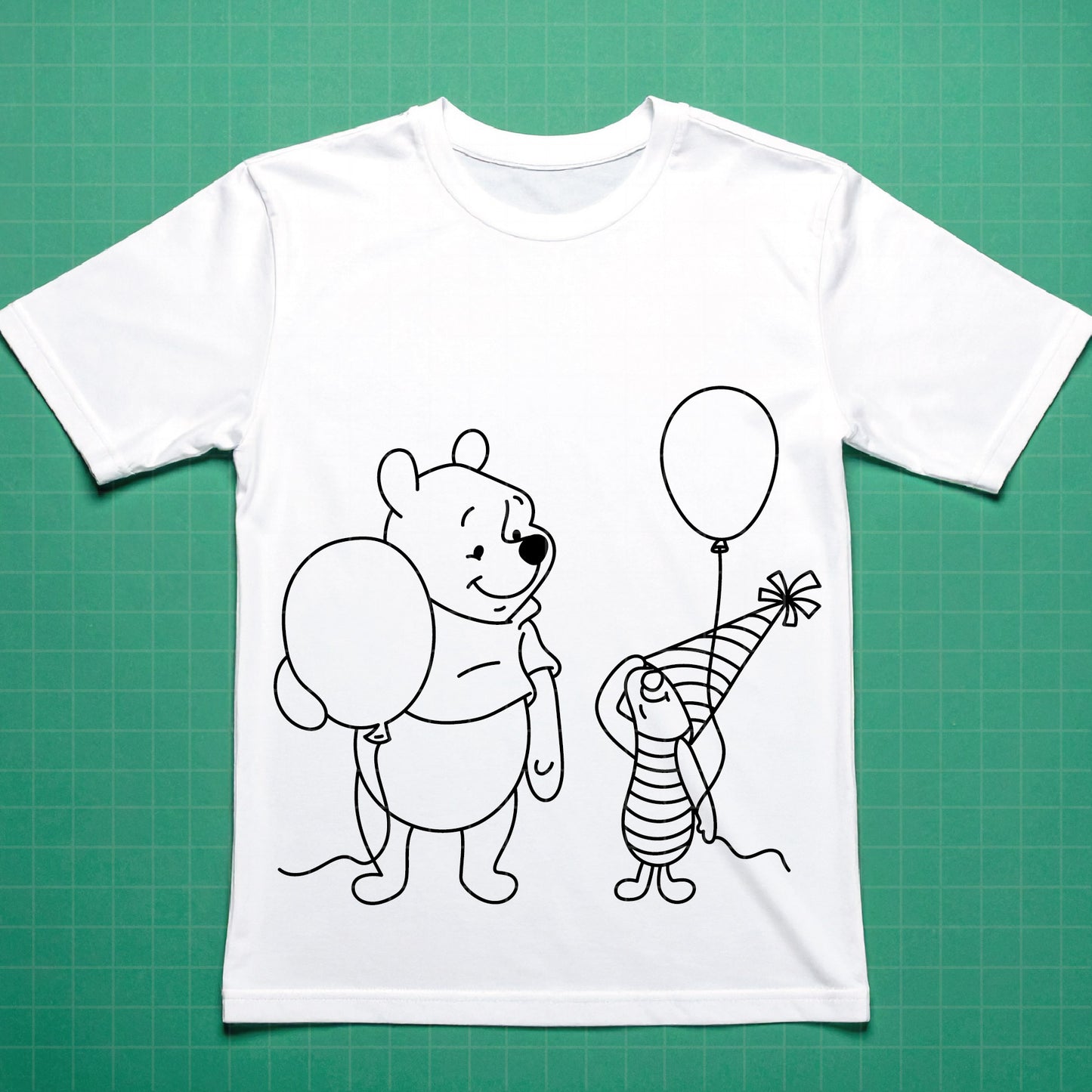 COD4566- Piglet and pooh birthday svg, Winnie the pooh svg, disney svg