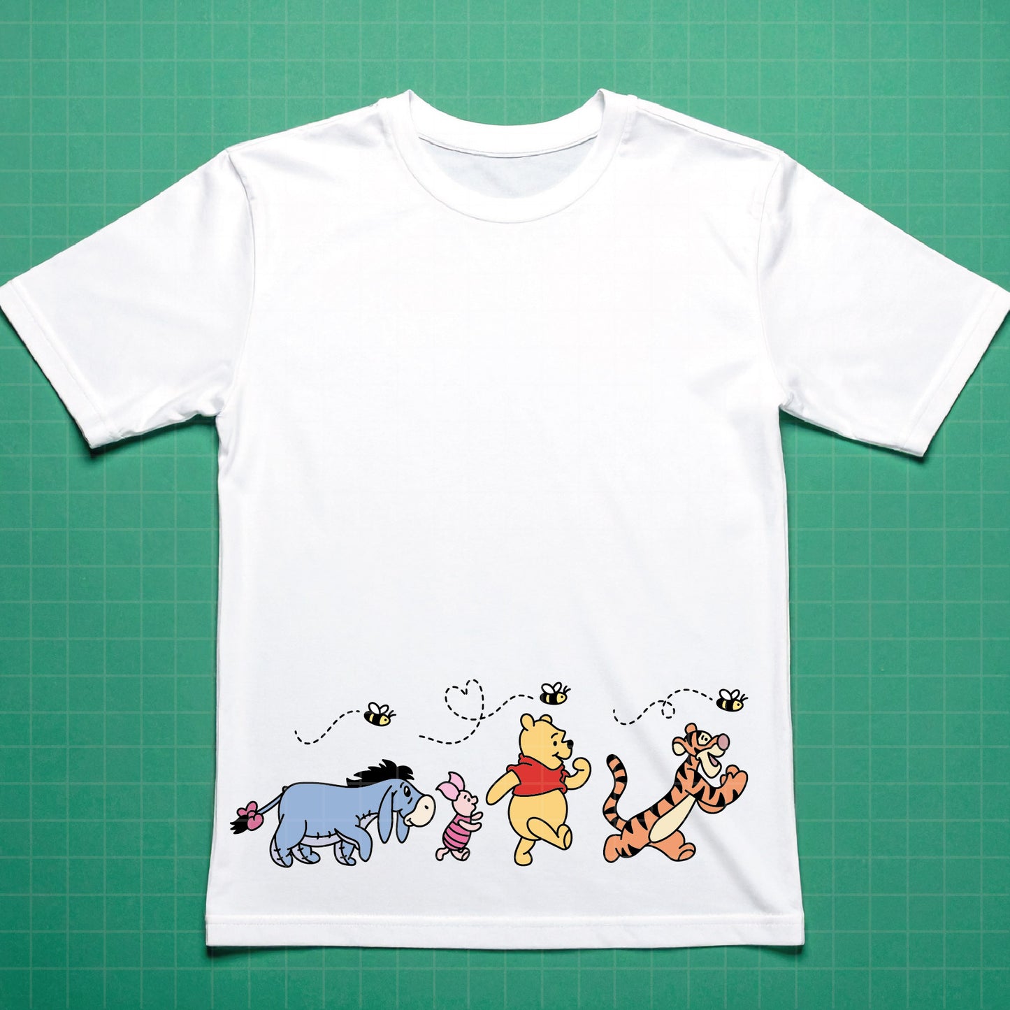 COD4570 - Winnie the pooh birthday svg, pooh sketch svg, friends svg, pooh birthday svg