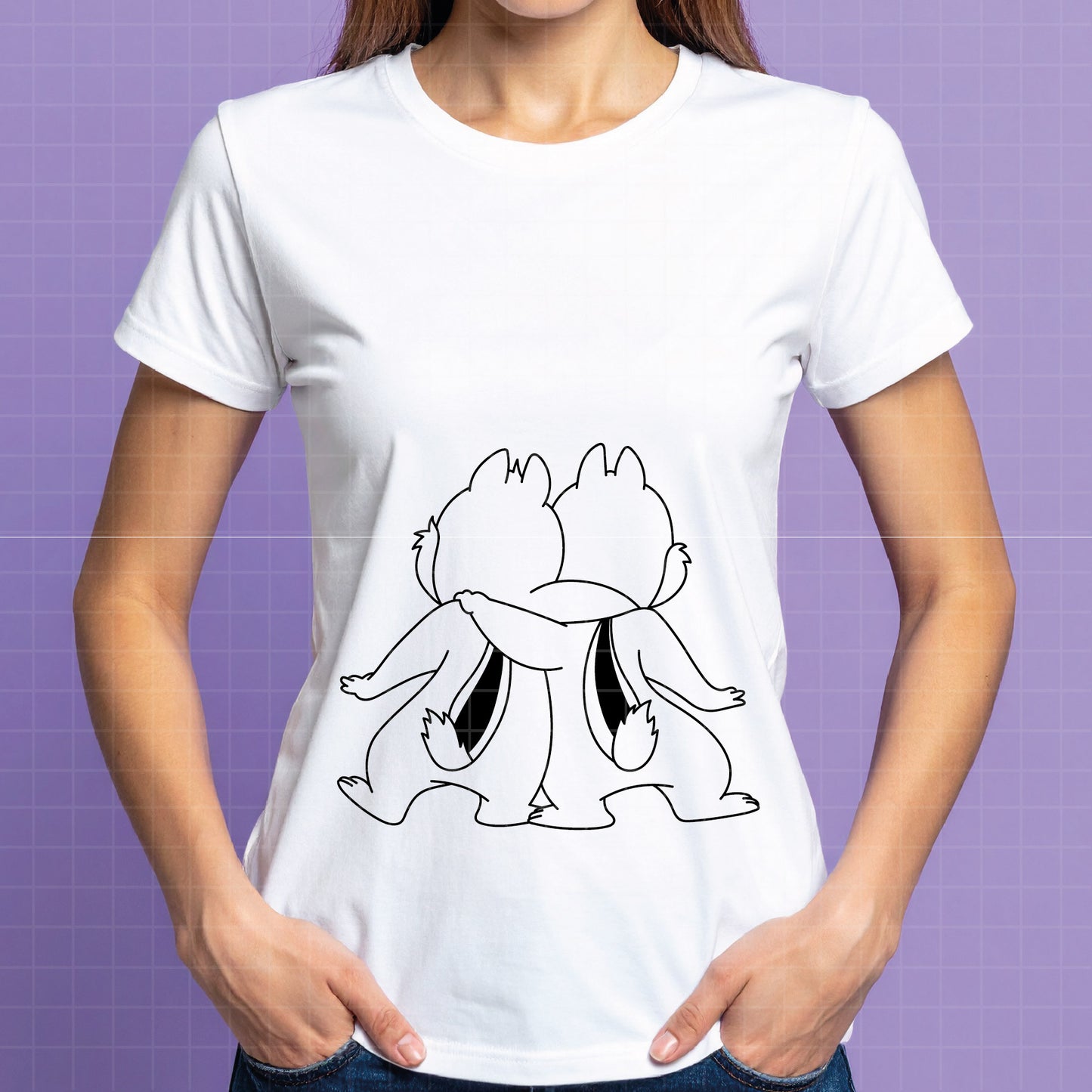 COD4571 - Chip and Dale Svg, chip Svg cut file for Cricut, Chip and Dale png, Double Trouble svg