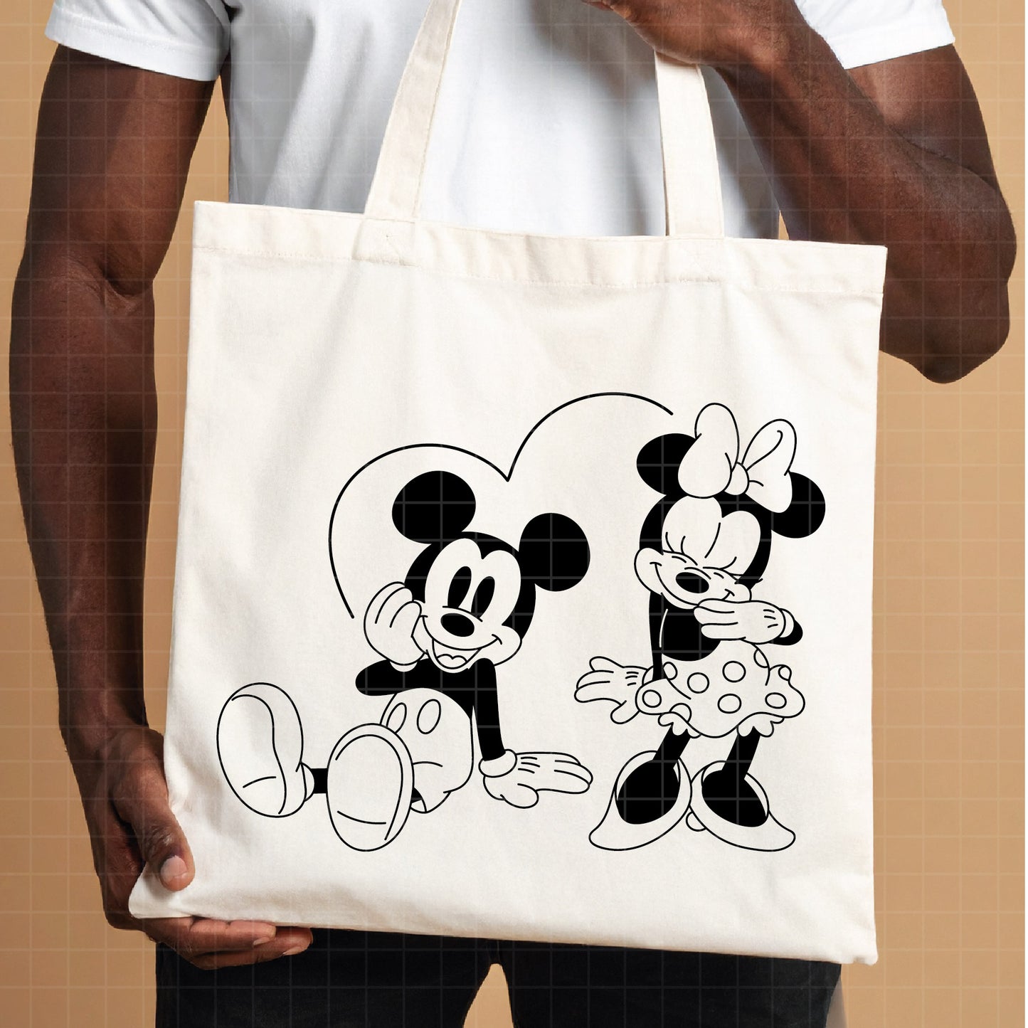 COD4582 - Mickey and minnie svg, Disney svg, mickey svg, minnie svg, mickey and Minnie Valentine's Day png
