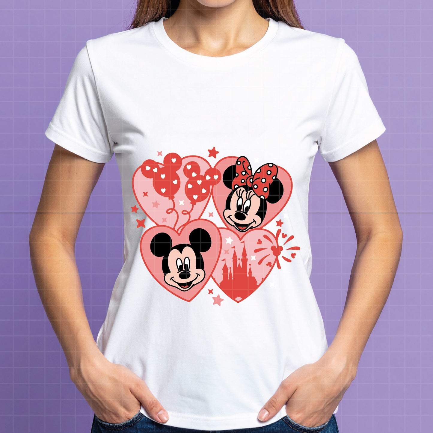 COD4583 - Mickey and minnie svg, Disney svg, mickey svg, minnie svg, mickey and Minnie Valentine's Day png