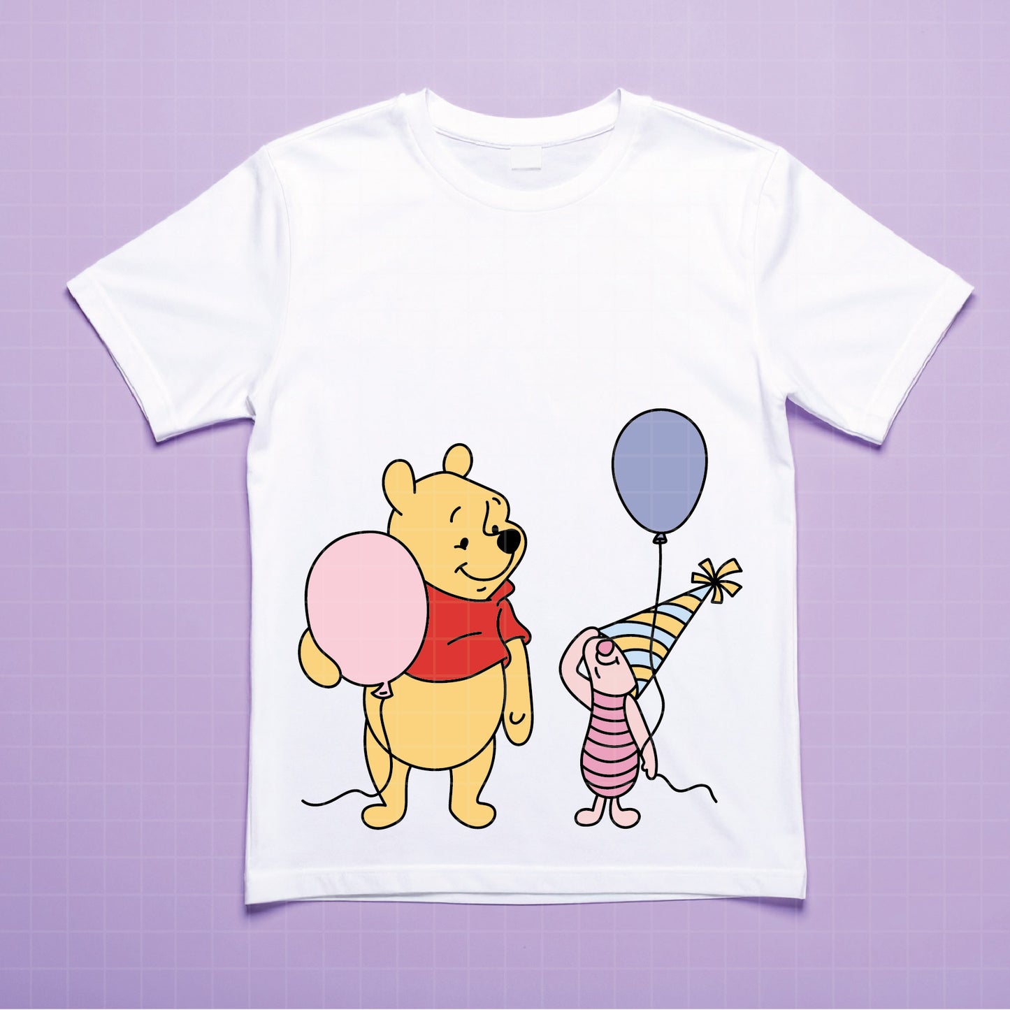 COD4608 - Winnie the pooh birthday svg, pooh sketch svg, friends svg, pooh birthday svg