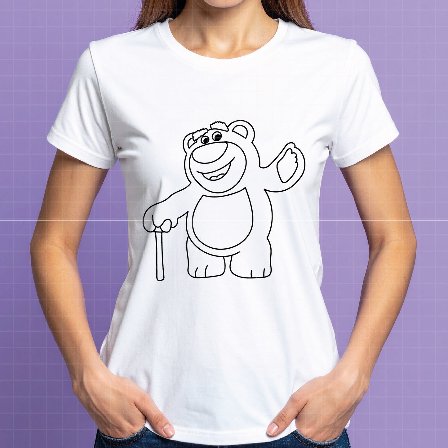 COD4635 -Lotso png, Toy Story PNG, Toy Story Clipart, Toy Story SVG