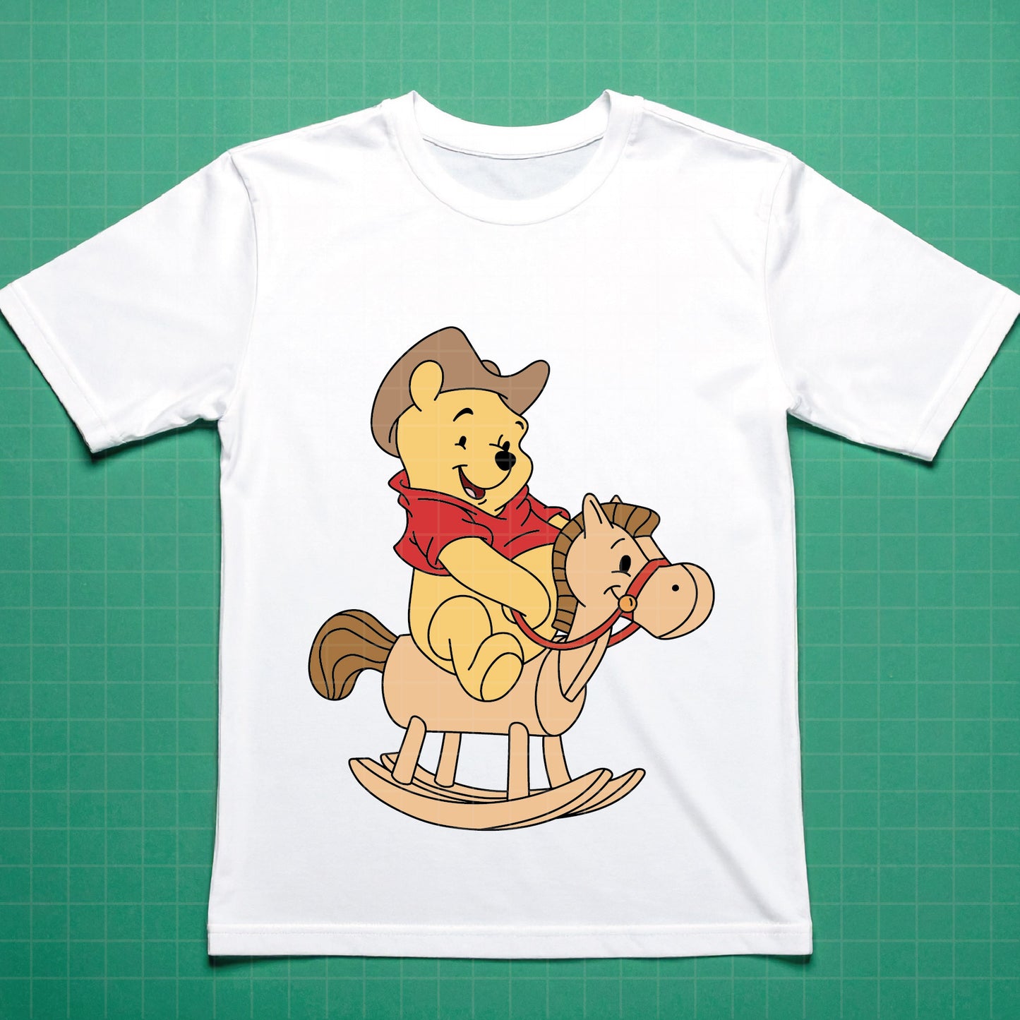 COD4662 - Winnie the pooh cowboy svg, pooh svg, friends svg, pooh birthday svg