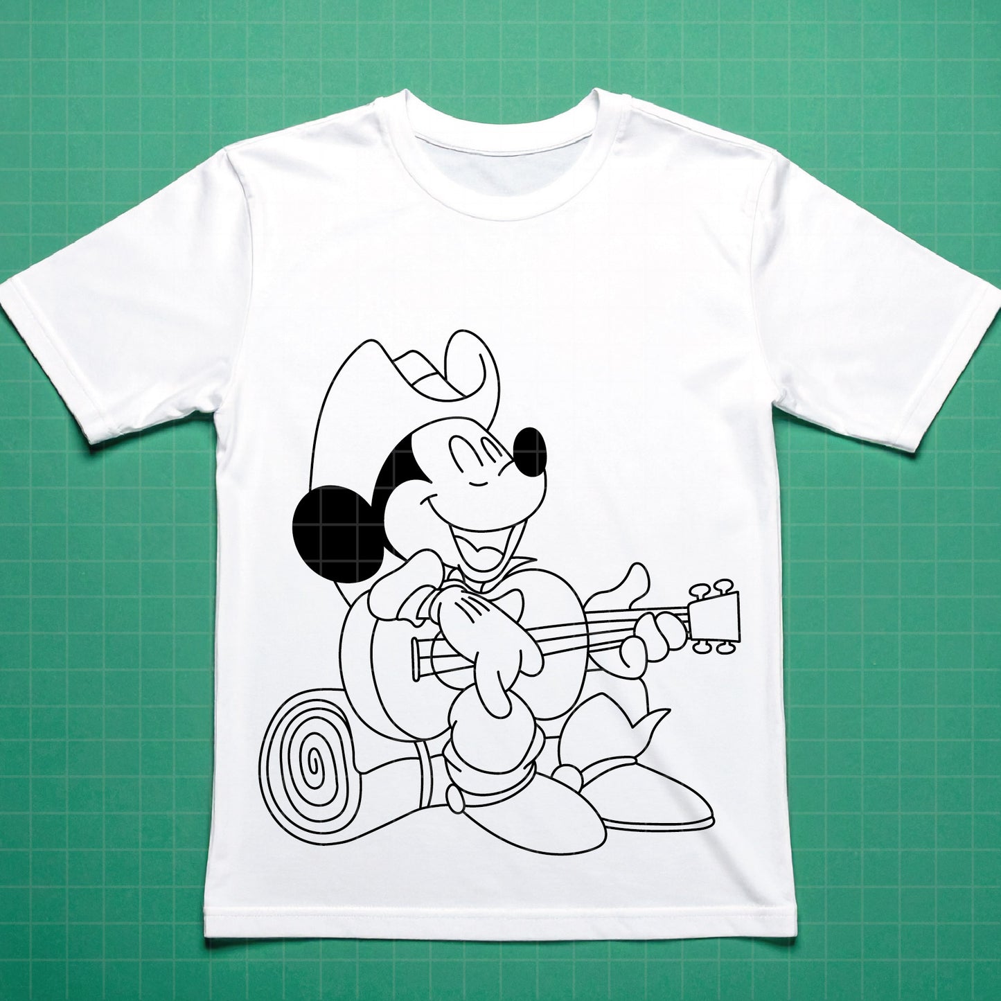 COD4671 - Mickey owboy svg, Disney svg, mickey svg, My First Rodeo clipart