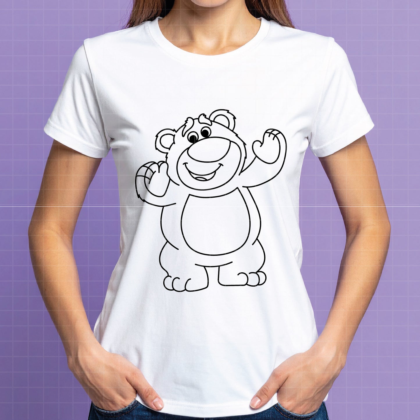 COD4689 - Lotso png, Toy Story PNG, Toy Story Clipart, Toy Story SVG