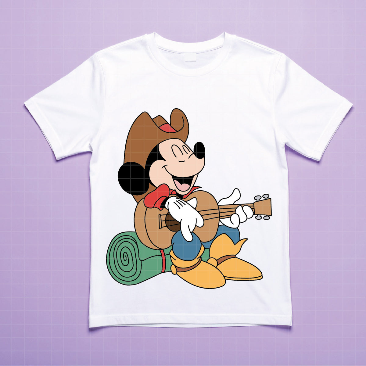 COD4728 - Mickey cowboy svg, Disney svg, mickey guitar svg, My First Rodeo clipart