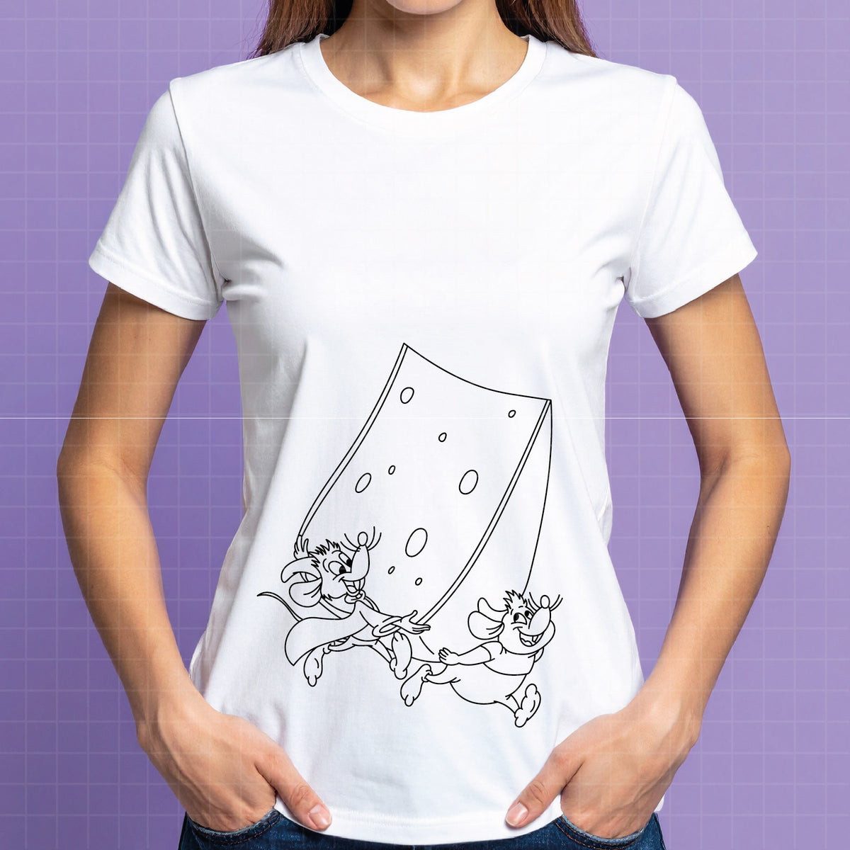 COD4731 - Cinderella svg, Gus gus happy svg, Princess svg, Princess for Cricut Silhouette