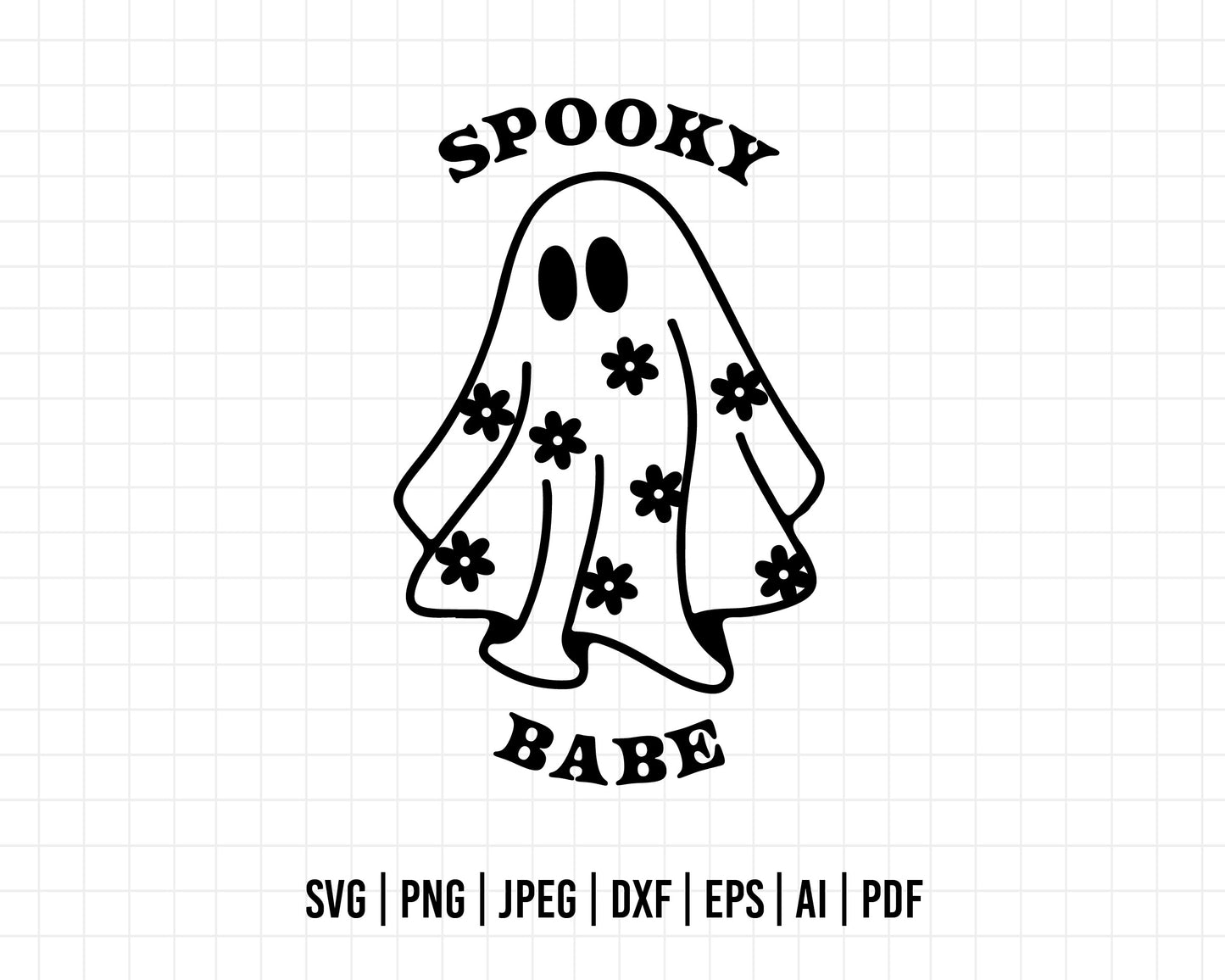 COD482- Ghost svg, Halloween Svg, Trick Or Treat Svg, Halloween svg