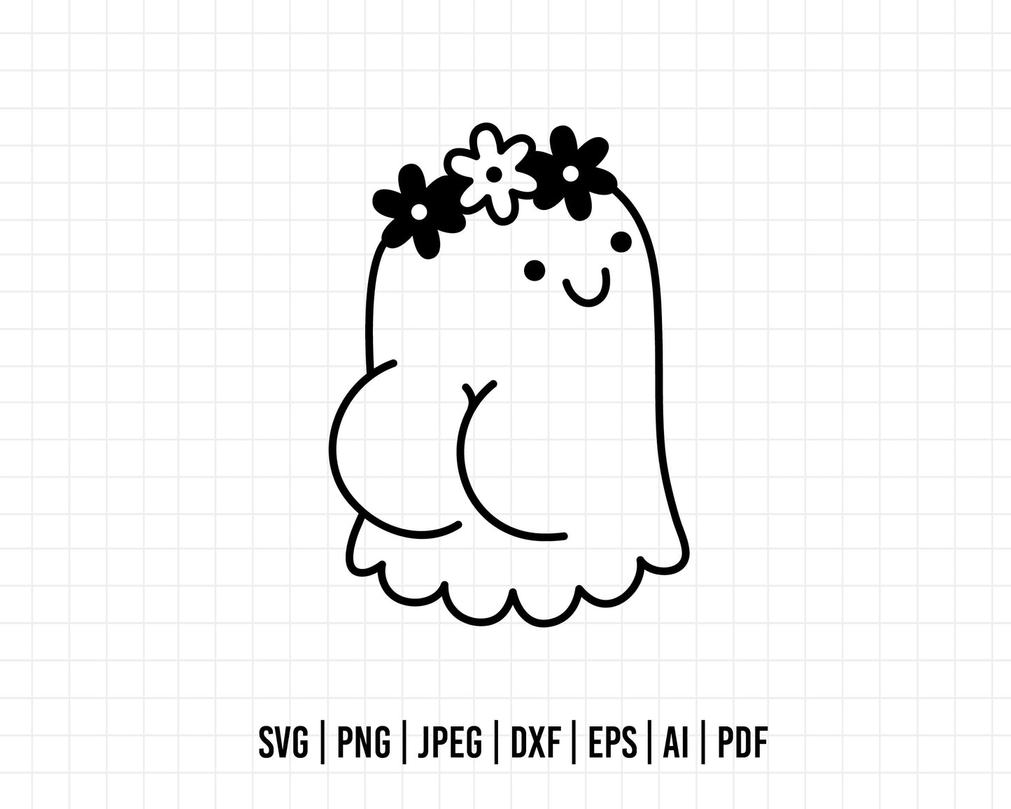 COD484- Ghost svg, Halloween Svg, Trick Or Treat Svg, Spooky svg