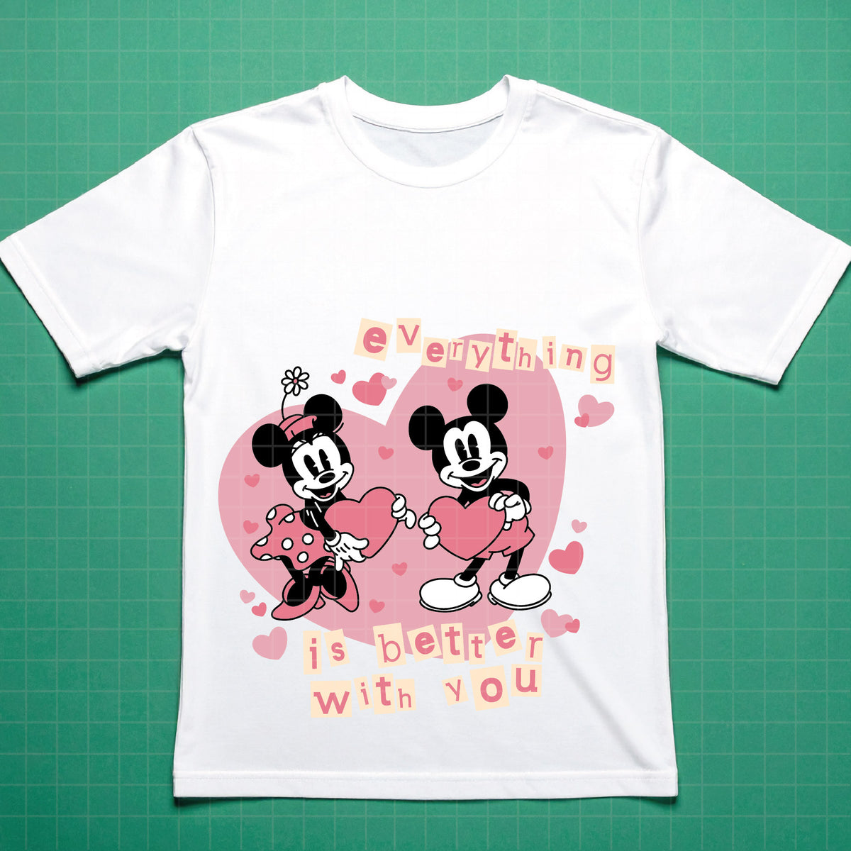COD4845 - Mickey and Minnie Svg, Disney svg, Love svg, Valentine's day svg
