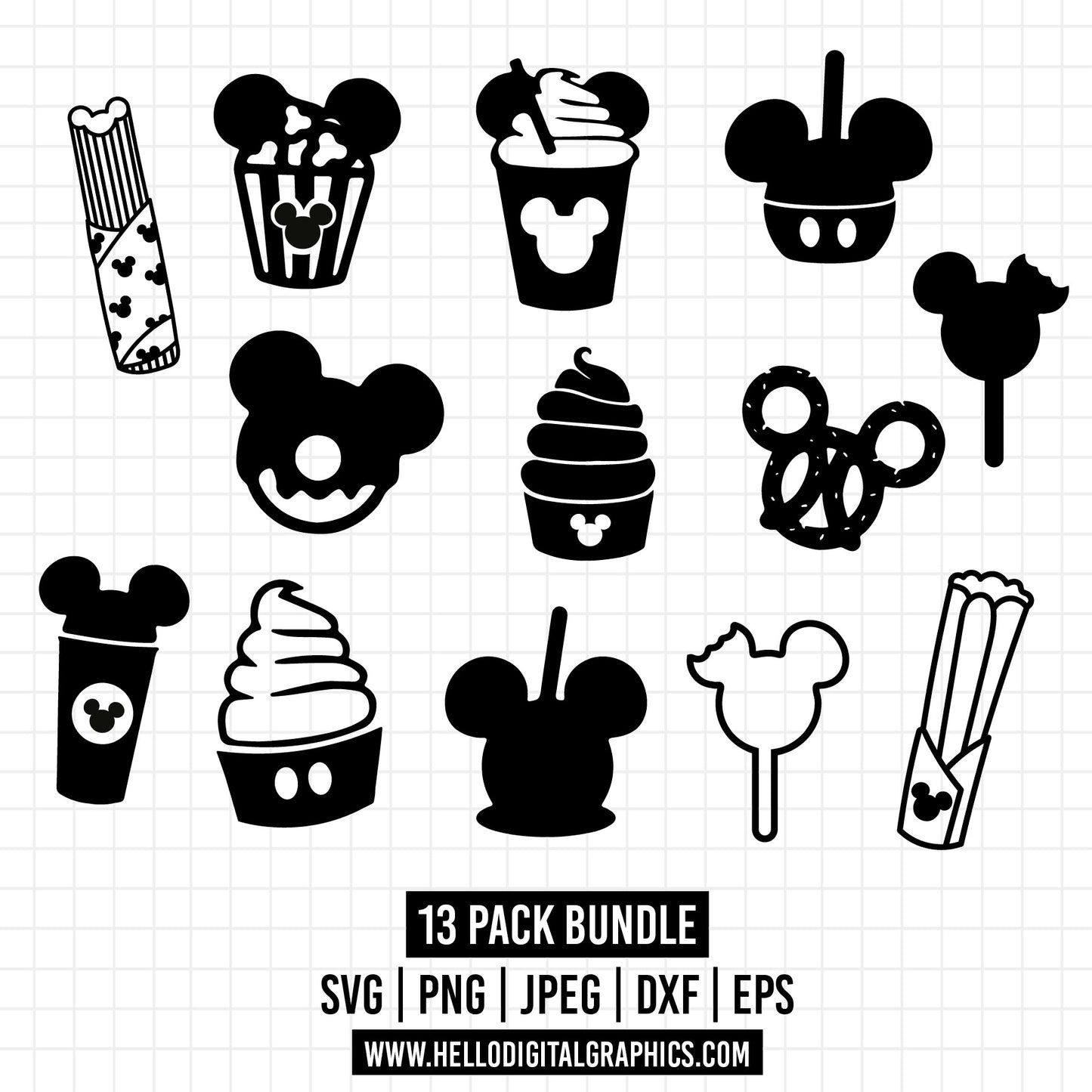 COD579- snackgoals svg, Snacks svg, Mickey Mouse Ears Head, Disney svg, mickey svg, Silhouette, Cricut