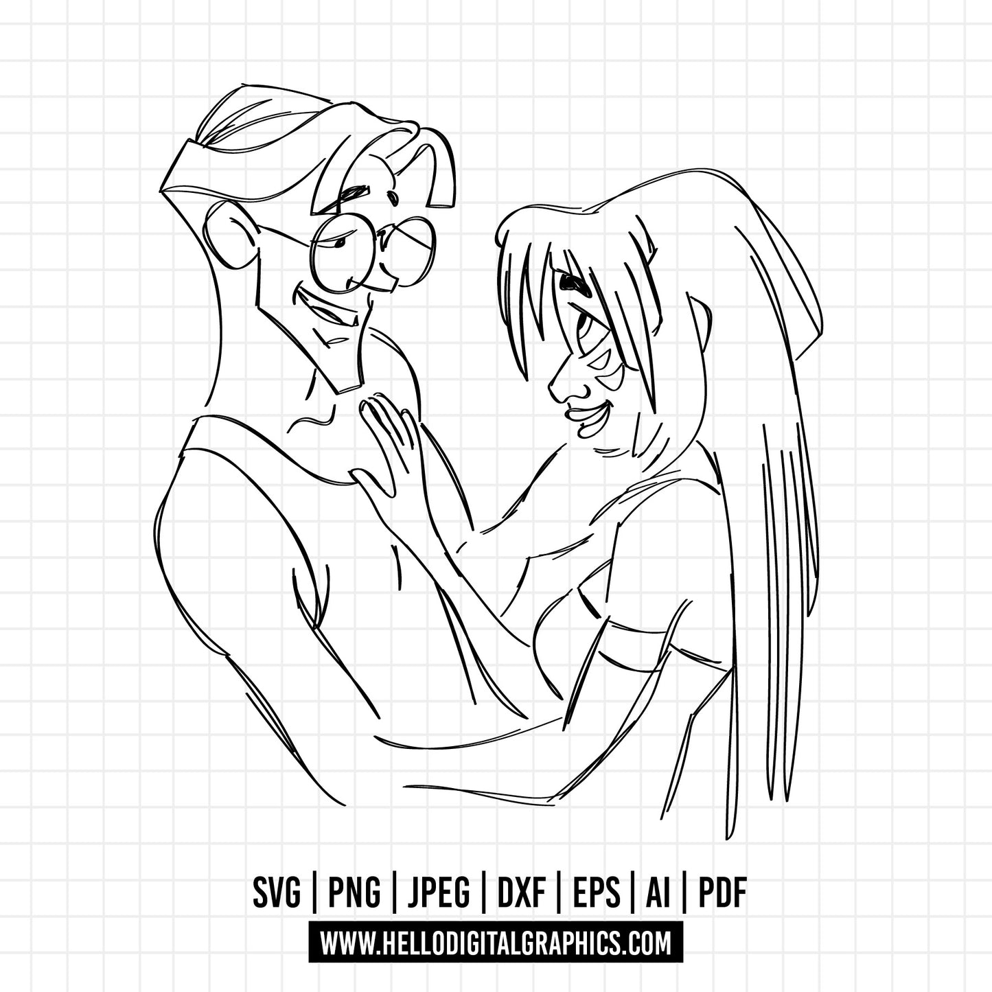 COD615- Atlantis svg, princess svg, outline svg, cricut silhouette, Disney svg