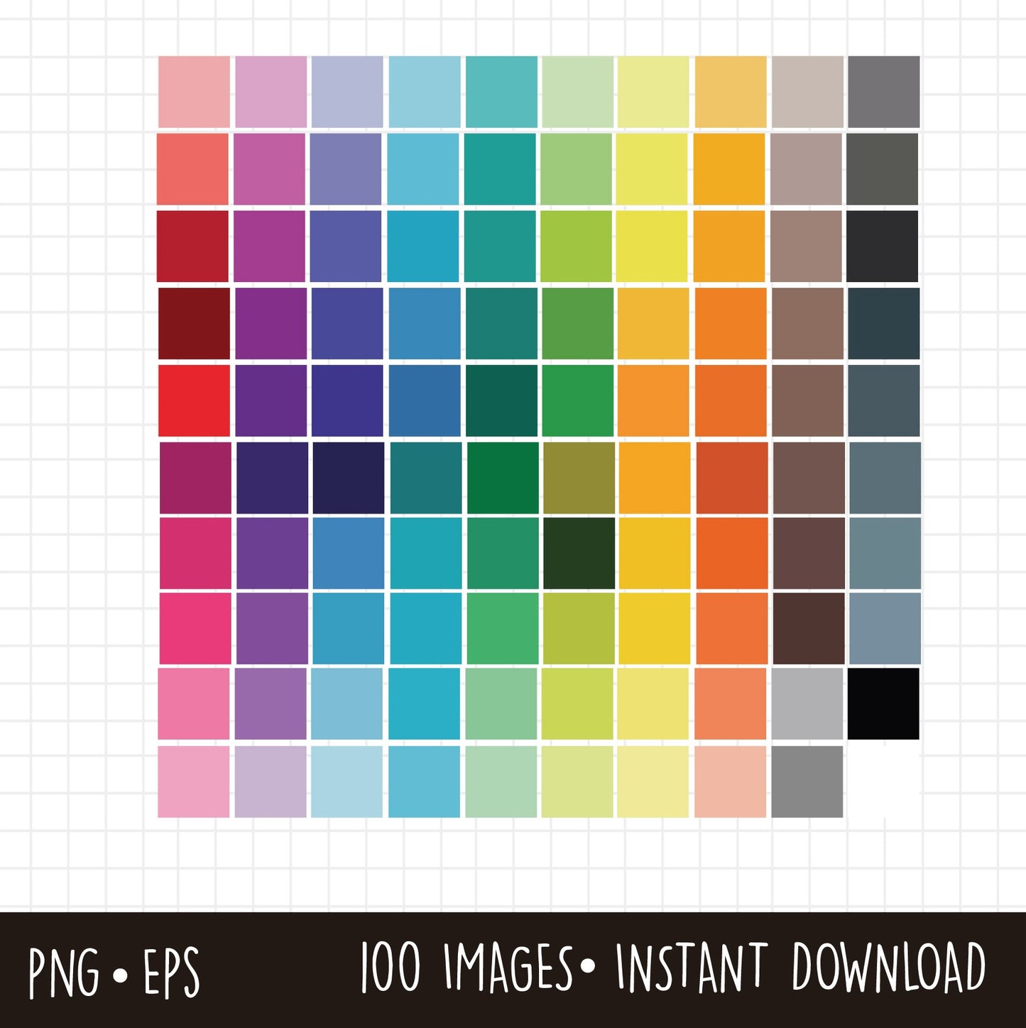 COD782 - 100 Awareness Ribbon Clipart, Awareness Bow Clipart, World Cancer Day Clipart, Instant Download, Commercial use