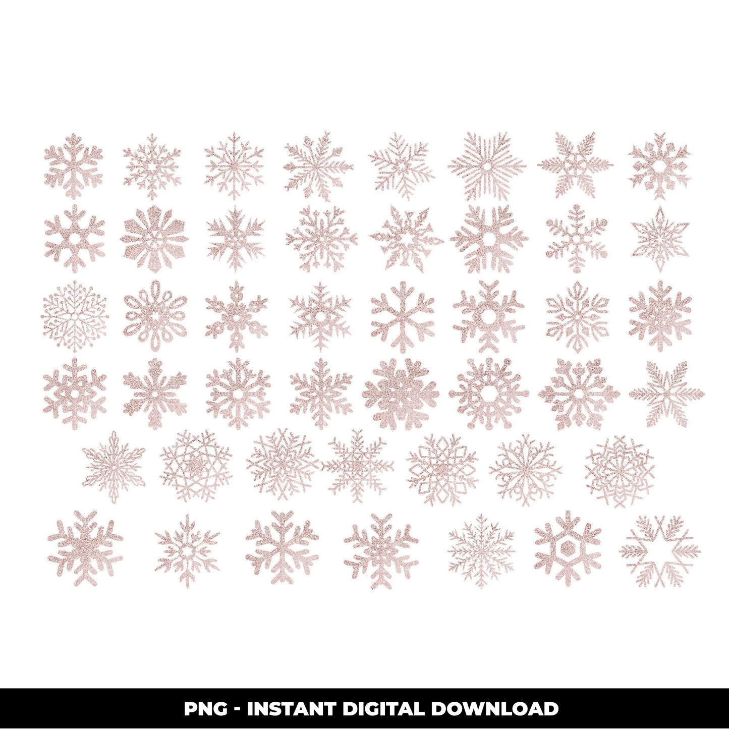 COD852- Gold Snowflake clipart, winter snowflake png, Merry Christmas clipart, winter clipart