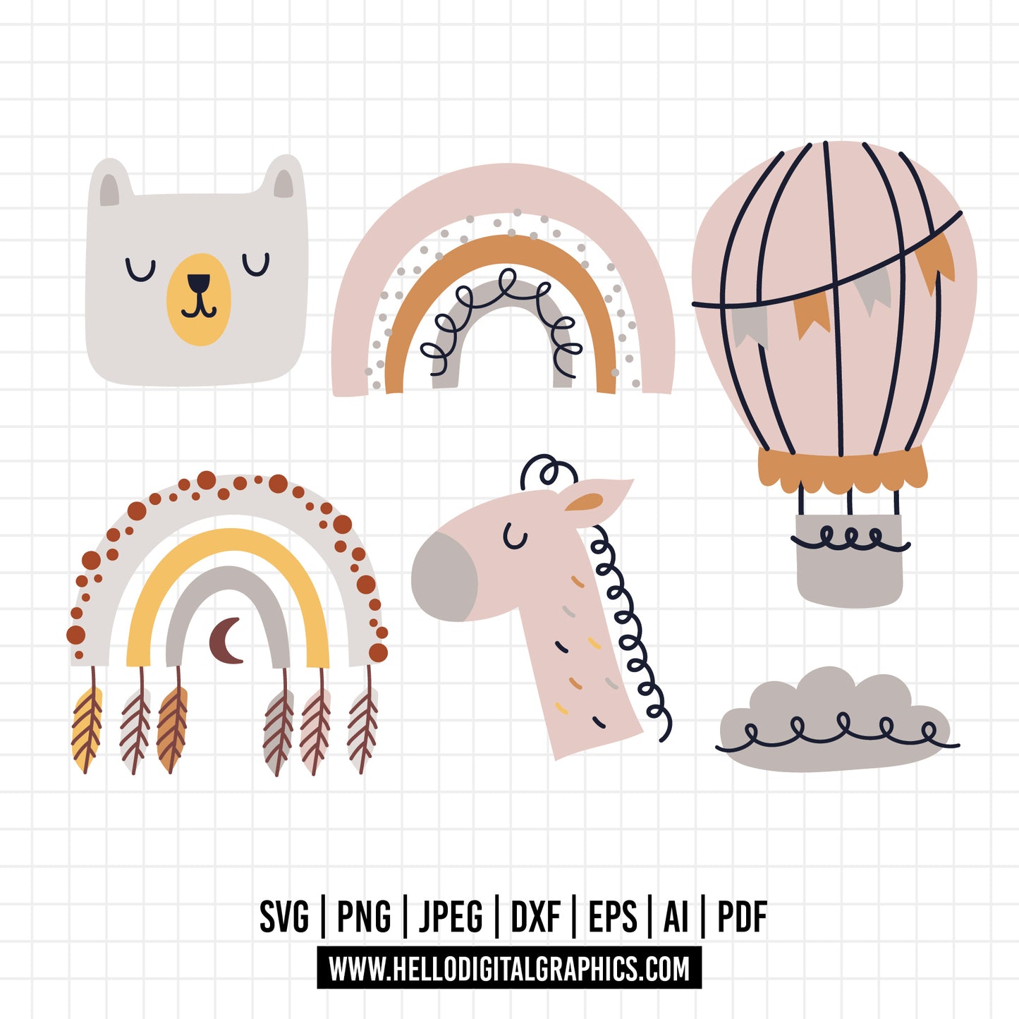 COD946 Baby svg, baby doodle svg, baby png, baby clipart, unicorn baby svg