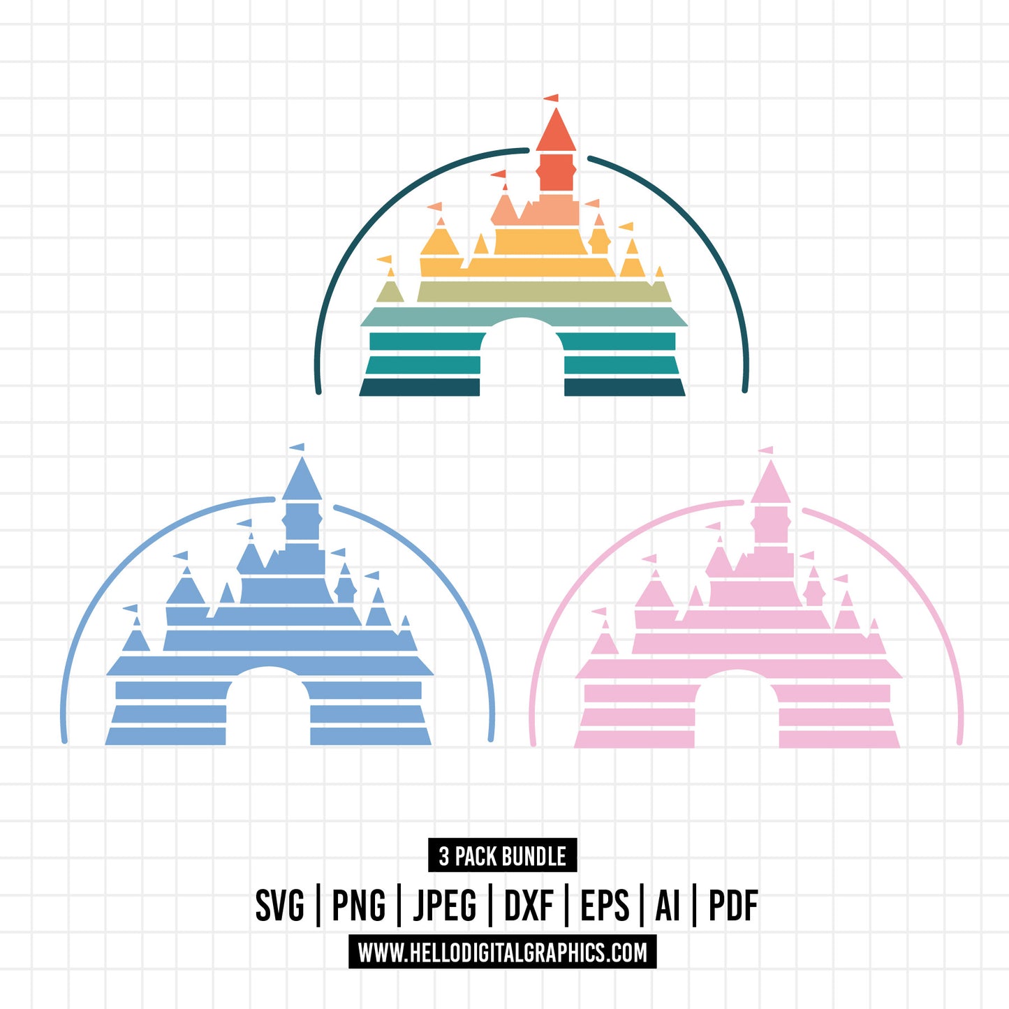 COD962 - Castle svg, Disney family vacation svg, Family Trip SVG, Vacay Mode Svg, mickey svg