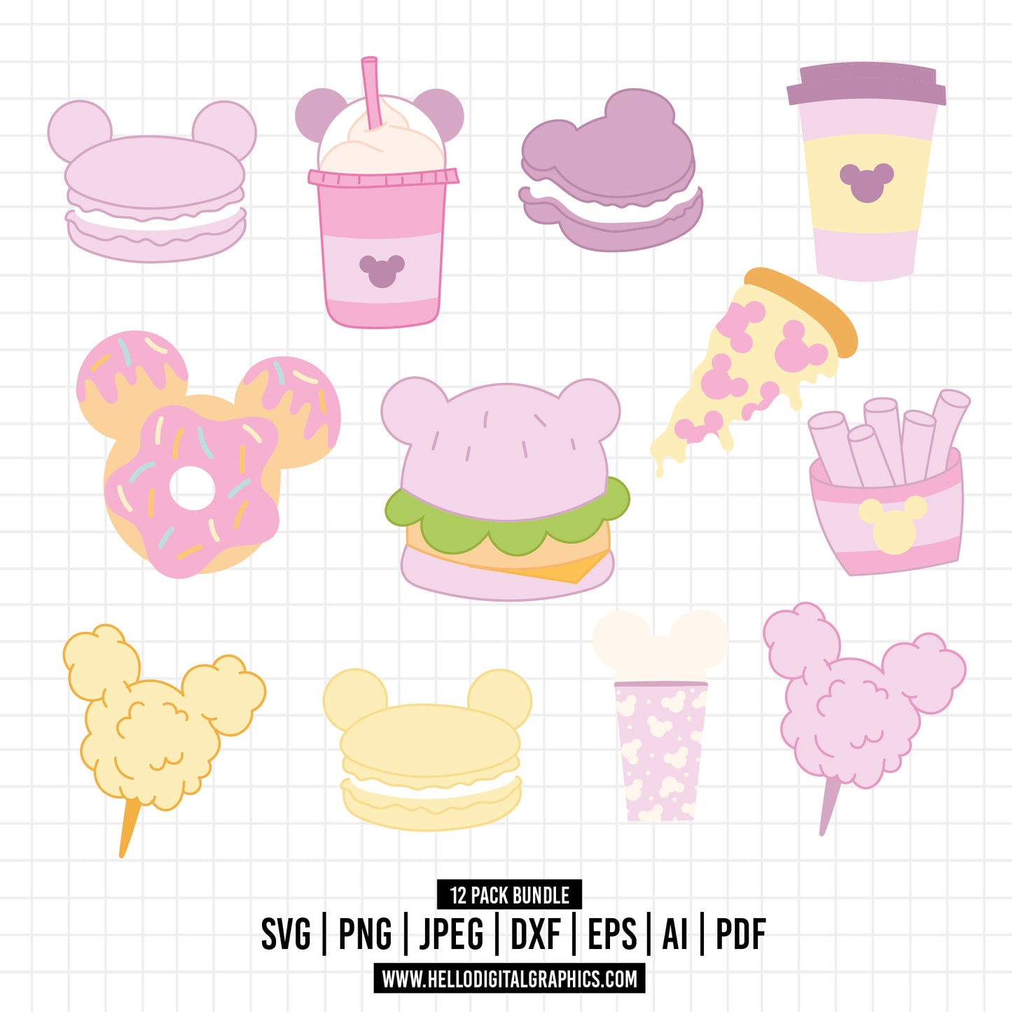 COD965 snackgoals svg, Snacks svg, Mickey Mouse Ears Head, Disney svg, mickey svg, Silhouette, Cricut