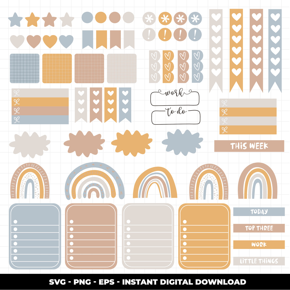 Jernel Svg COD1000 Bullet journal svg, bujo clipart, Notes Clipart, school Clipar ...