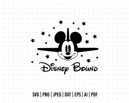 COD106- Disney bound svg, Family Trip SVG, Vacay Mode Svg, mickey svg, mickey plane svg