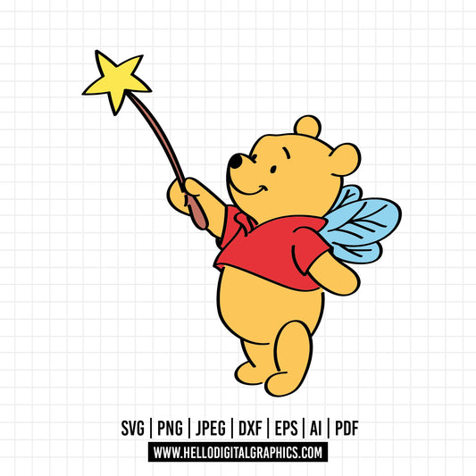 COD1125 Winnie the pooh svg, Winnie the Pooh Png, Disney svg, Pooh fairytale svg