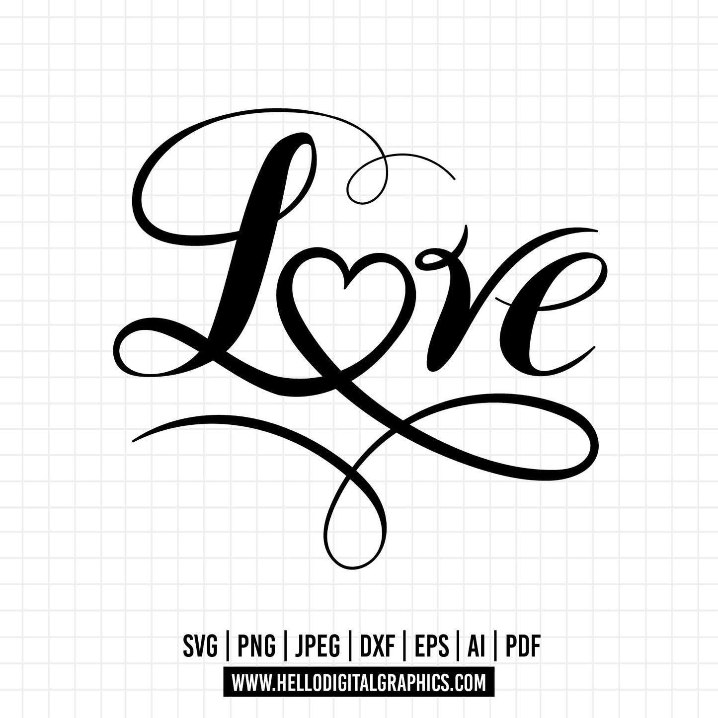 COD1164 Love svg, Self Love Svg, Heart svg, Hand-drawn svg, Name Frame svg, Cricut, Silhouette