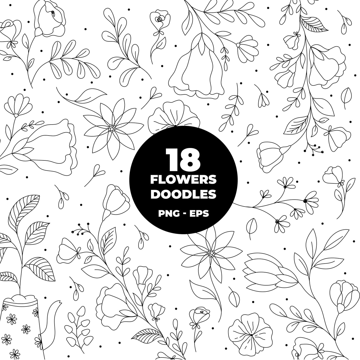COD1213  Flowers doodle cliparts, Succulent SVG, CACTUS SVG, House Plants Clipart, Terrarium Cactus Art, Cactus Doodles Clipart, Digital Stamp