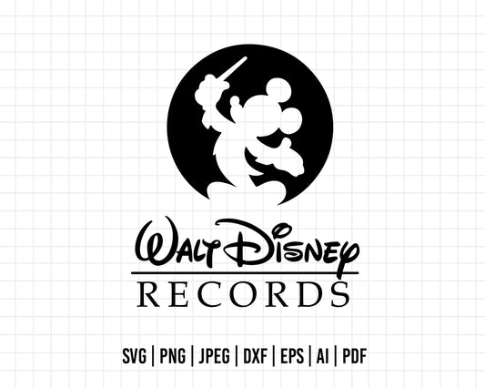 COD123- Walt Disney records svg, Family Trip SVG, Vacay Mode Svg, mickey svg, mickey svg