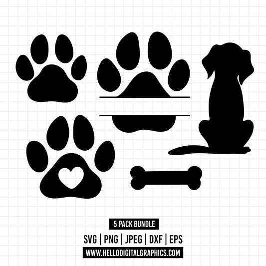 COD1249 All you need is love and a dog svg, dog svg, paw svg, dog mom svg, puppy svg, dog lover svg