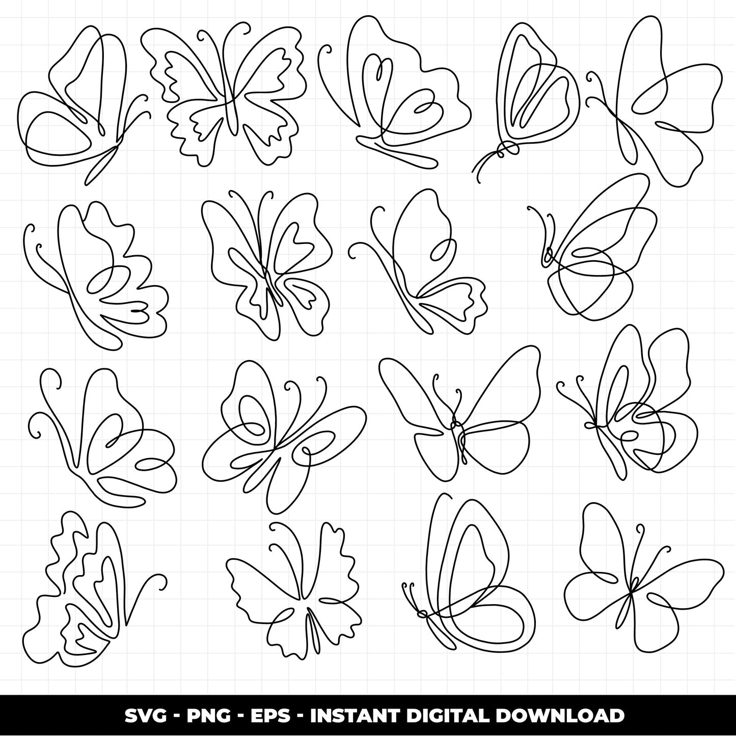 COD1376 - Butterfly svg, Butterfly lineart svg, butterfly outline svg, Positivity svg, Quote svg
