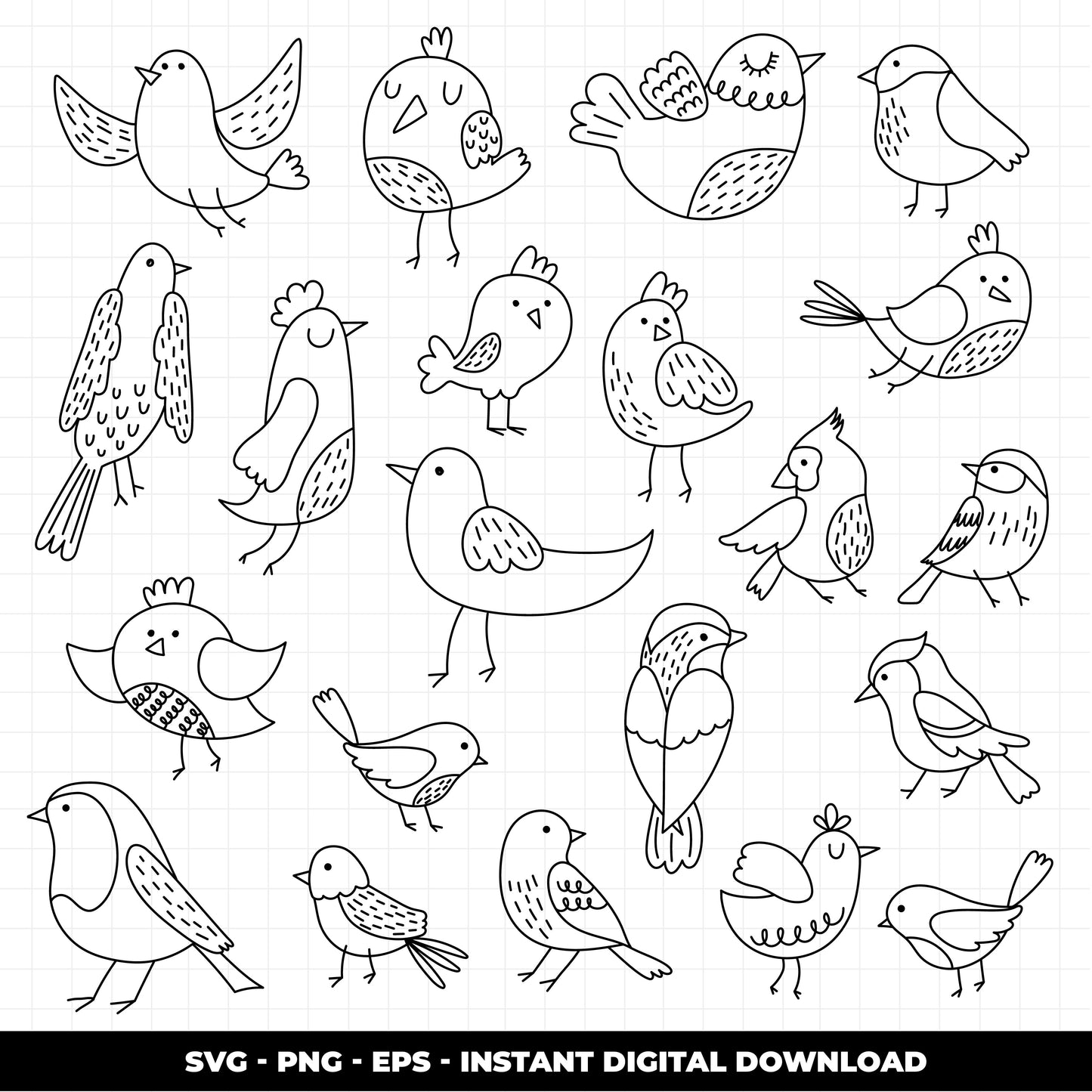 COD1388 - love bird svg Vector, Dove clipart, Bird SVG files for Silhouette Cameo or Cricut, bird vector, bird doodles/bird svg/hummingbird svg (