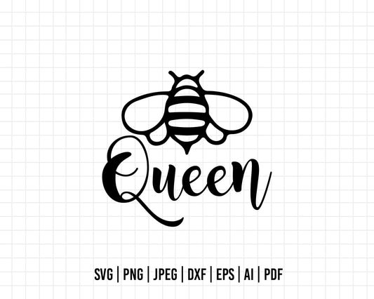 COD142- Queen bee svg, bee svg, Bachelorette SVG, Mother SVG, Mom Svg, Positivity svg, Quote svg