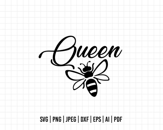 COD144- Queen bee svg, bee svg, Bachelorette SVG, Mother SVG, Mom Svg, Positivity svg, Quote svg