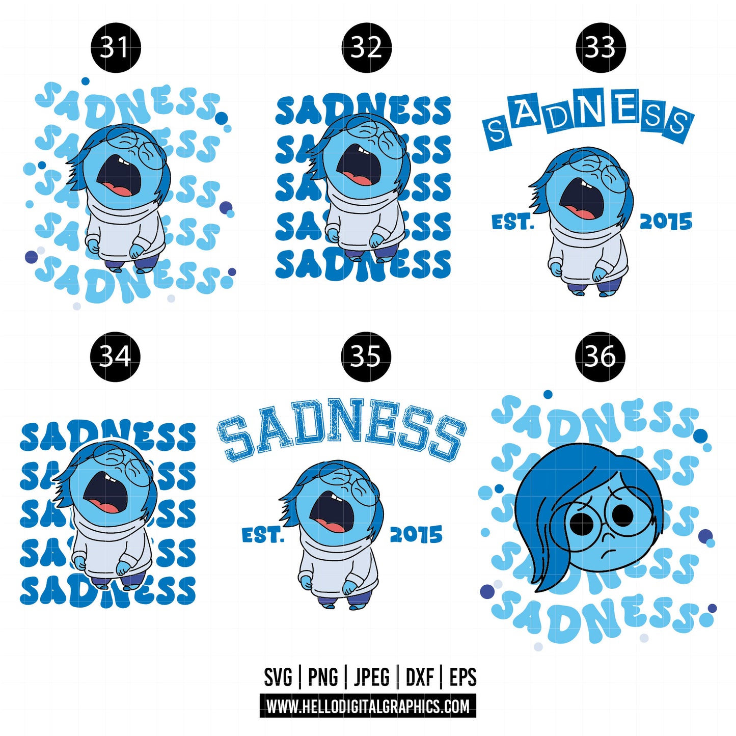 COD1528 - Today I fell svg, inside out t shirt svg, Anxiety Inside Out 2 svg, Inside Out 2 Clipart PNG