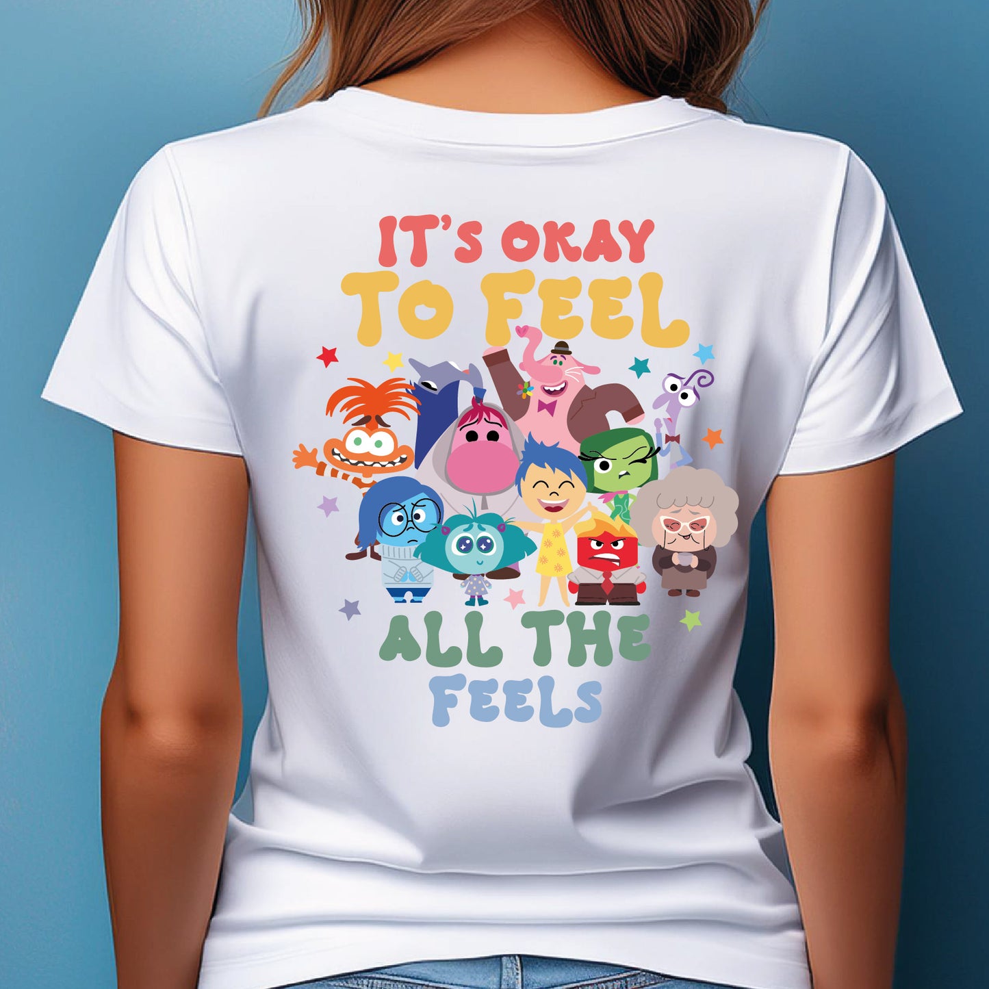 COD1536 - It's okay too feel all the feels svg, It's okay to feel all the feels svg, Anxiety Inside Out 2 svg, Inside Out 2 Clipart PNG