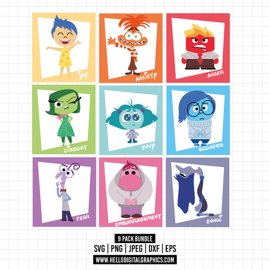 COD1539 - Today I fell svg, inside out t shirt svg, Anxiety Inside Out 2 svg, Inside Out 2 Clipart PNG