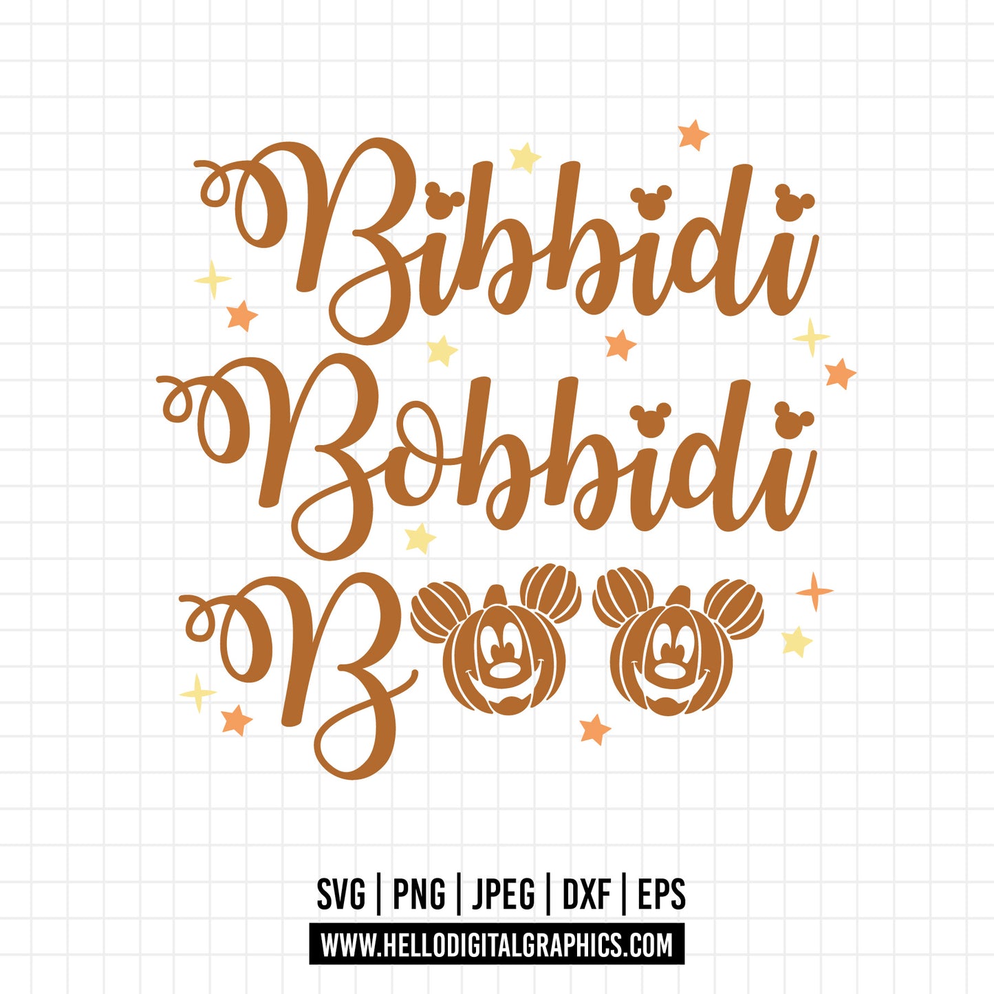 COD1540- Bibbidi bobbidi boo svg, halloween svg, disney svg, besties svg, princes svg