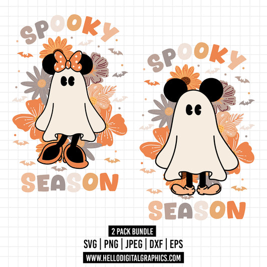 COD1552- Spooky season svg, Disney Halloween svg, Trick Or Treat Svg, Spooky Vibes Svg, disney svg