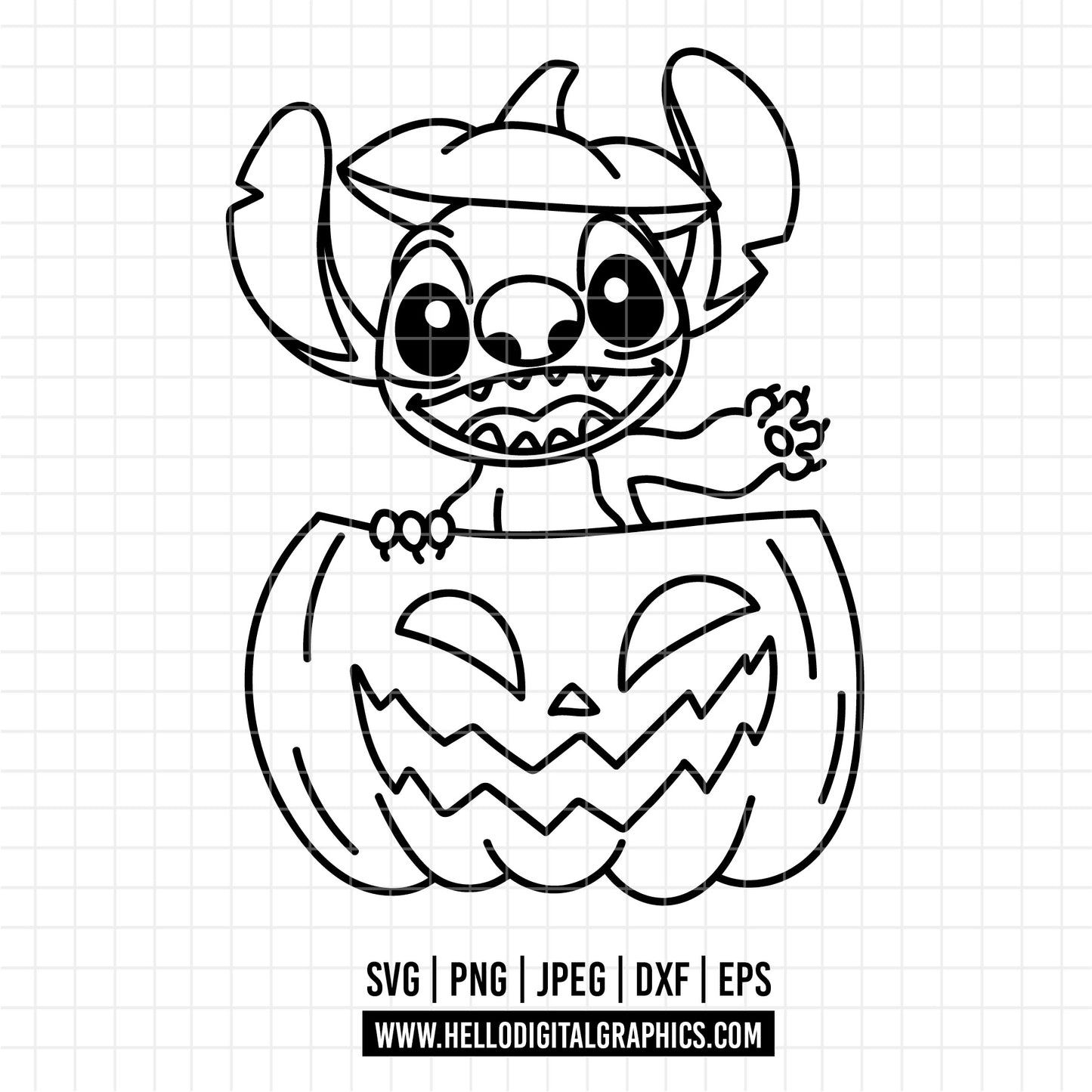 COD1572- Lilo and stitch svg, Stitch fall svg, Disney svg, Cricut, Silhouette, autumn svg