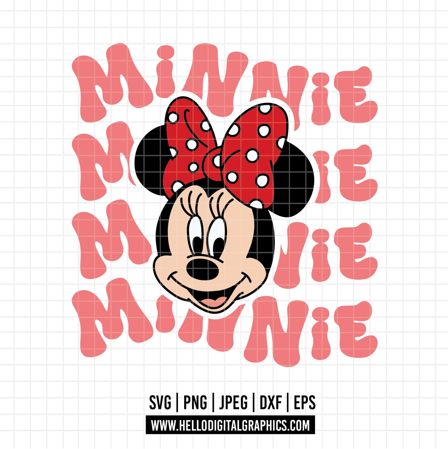 COD1588 -  Minnie mouse svg, Disney svg, minnie svg, Silhouette, Cricut