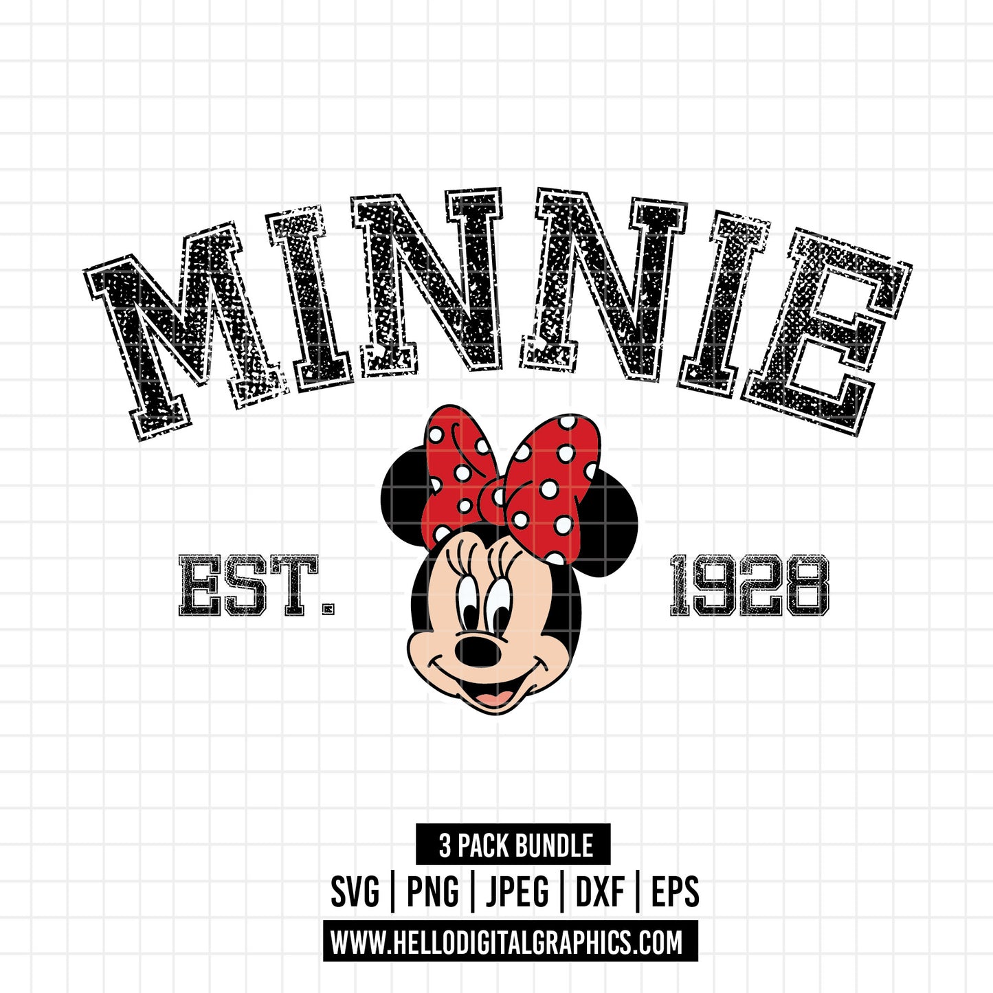 COD1595 -  Minnie mouse svg, Disney svg, minnie svg, Silhouette, Cricut