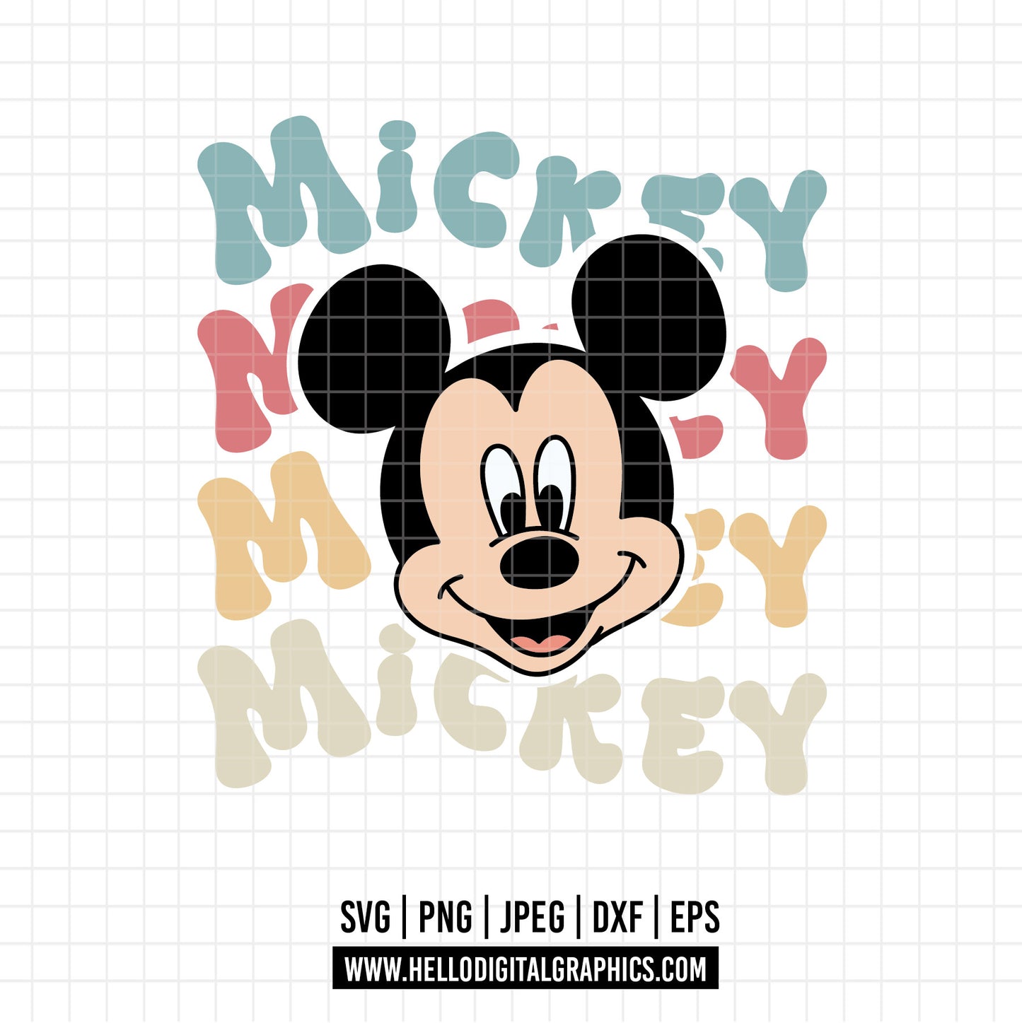 COD1598 - Disneyland svg, Mickey sketch svg, Mickey Svg, Disney svg, Magical svg